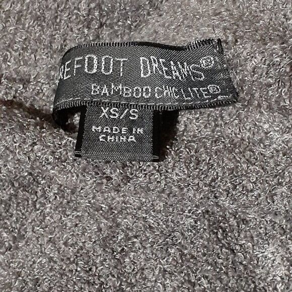 Barefoot Dream Bamboo Chic Open Cardigan With Pockets Grey Long Sleeves  XS/S - Picture 9 of 10